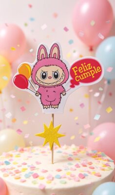 Topper torta LABUBU